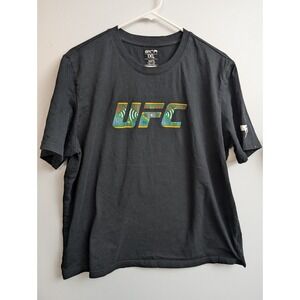 C8 Men's Black UFC Logo‎ Graphic Tee T-Shirt XL